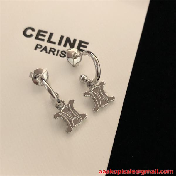 人気爆発 ピアス レディース シルバーアクセサリー 上品 CELINE セリーヌ スーパーコピー