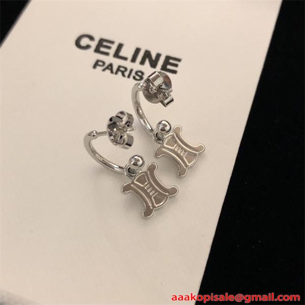 人気爆発 ピアス レディース シルバーアクセサリー 上品 CELINE セリーヌ スーパーコピー