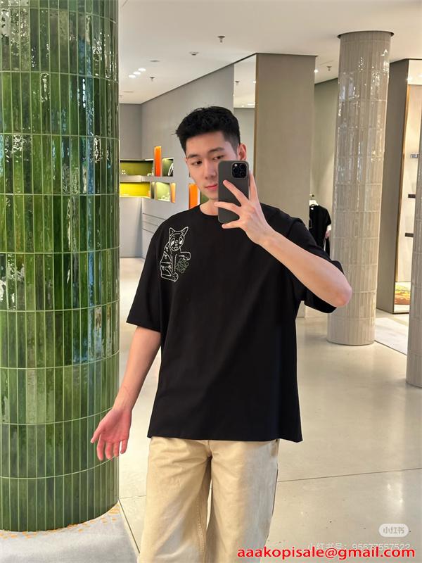 売れ筋 2026新作 半袖Tシャツ オーバーサイズ 着心地抜群 LOEWE ロエベ スーパーコピー