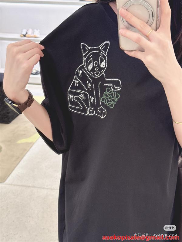売れ筋 2026新作 半袖Tシャツ オーバーサイズ 着心地抜群 LOEWE ロエベ スーパーコピー