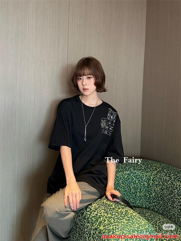 売れ筋 2026新作 半袖Tシャツ オーバーサイズ 着心地抜群 LOEWE ロエベ スーパーコピー