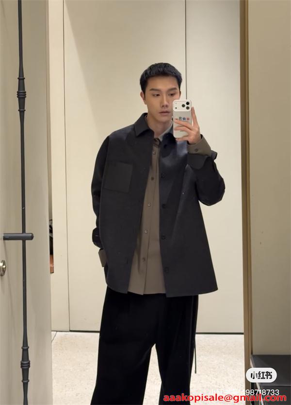 LOEWE ロエベ コピー 2026新作 高級感溢れる メンズジャケット 長袖 カジュアルシャツ