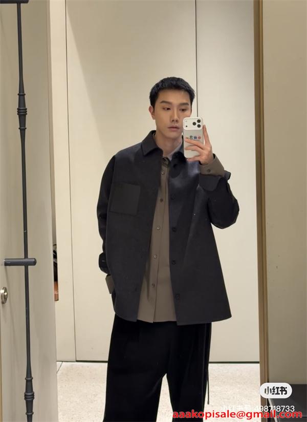 LOEWE ロエベ コピー 2026新作 高級感溢れる メンズジャケット 長袖 カジュアルシャツ