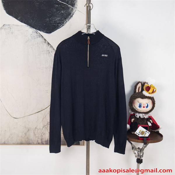 MIUMIU ミュウミュウ スーパーコピー 洗練 ニット メンズ 長袖