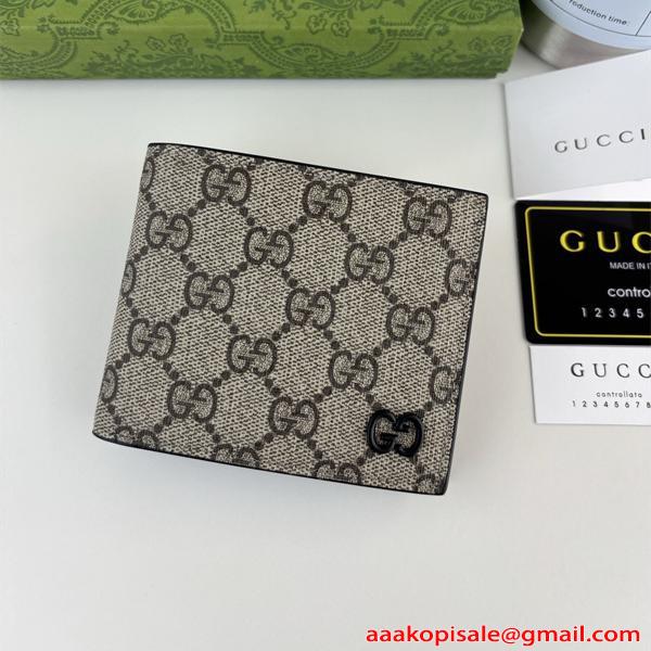GUCCI グッチ スーパーコピー 話題沸騰 洗練モノグラム 二つ折り財布 メンズ コンパクト