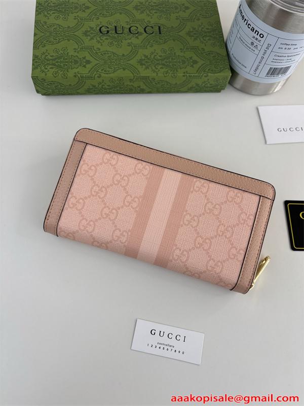 人気独走 上品 エレガント 大容量収納 GUCCI グッチ スーパーコピー 長財布 レディース