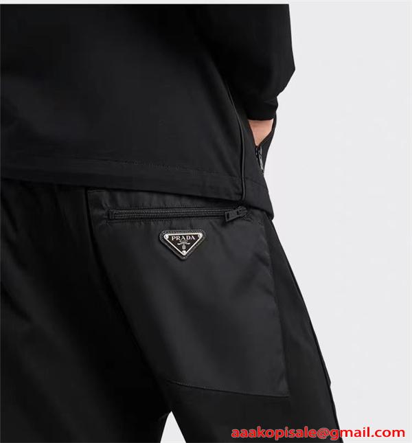 PRADA プラダ コピー プレミアム 軽量ストレッチ ジョガーパンツ スポーツ