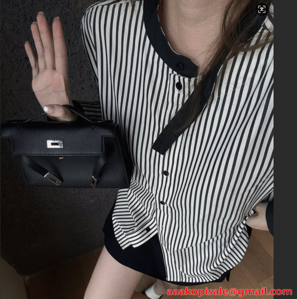 CHANEL新作❤シャネルシャツコピーストライプエレガントレディースファッション逸品