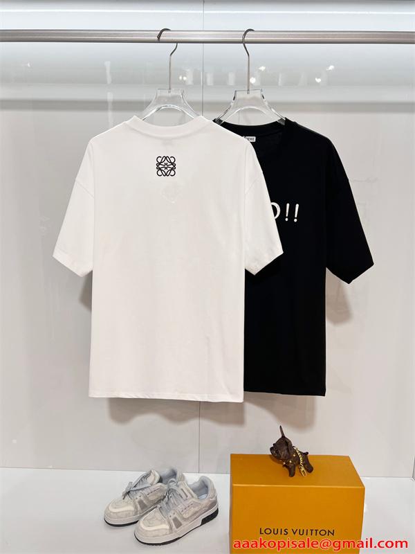 半袖Tシャツ メンズ 爆売れ注目 洗練映え 軽量快適 夏トップス LOEWE ロエベ コピー