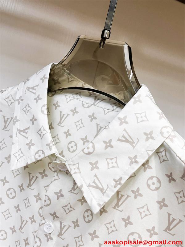 注目人気 LOUIS VUITTON ルイヴィトン コピー 長袖シャツ 胸ポケット仕様 ソフト素材 デイリー