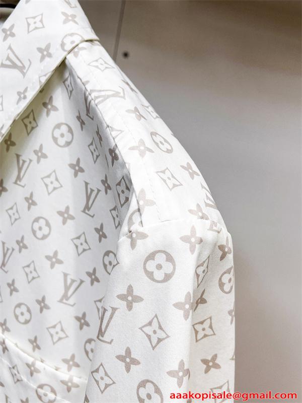 注目人気 LOUIS VUITTON ルイヴィトン コピー 長袖シャツ 胸ポケット仕様 ソフト素材 デイリー
