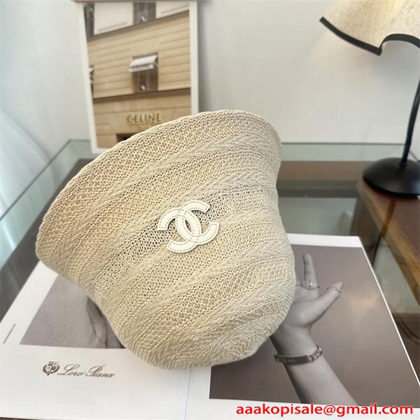 CHANEL シャネル コピー 注目モデル バケットハット レディース 編み込み 上品 サマーハット