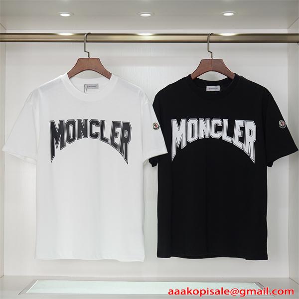 2026新作 急上昇 半袖Tシャツ MONCLER モンクレール コピー クルーネック 柔軟生地 ストリート