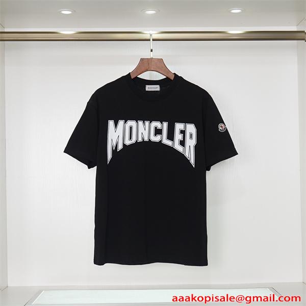 2026新作 急上昇 半袖Tシャツ MONCLER モンクレール コピー クルーネック 柔軟生地 ストリート