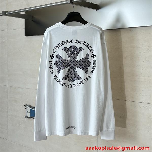 CHROME HEARTS クロムハーツ スーパーコピー 新作 ブラック ミニロゴ トレンドスタイル 半袖Tシャツ