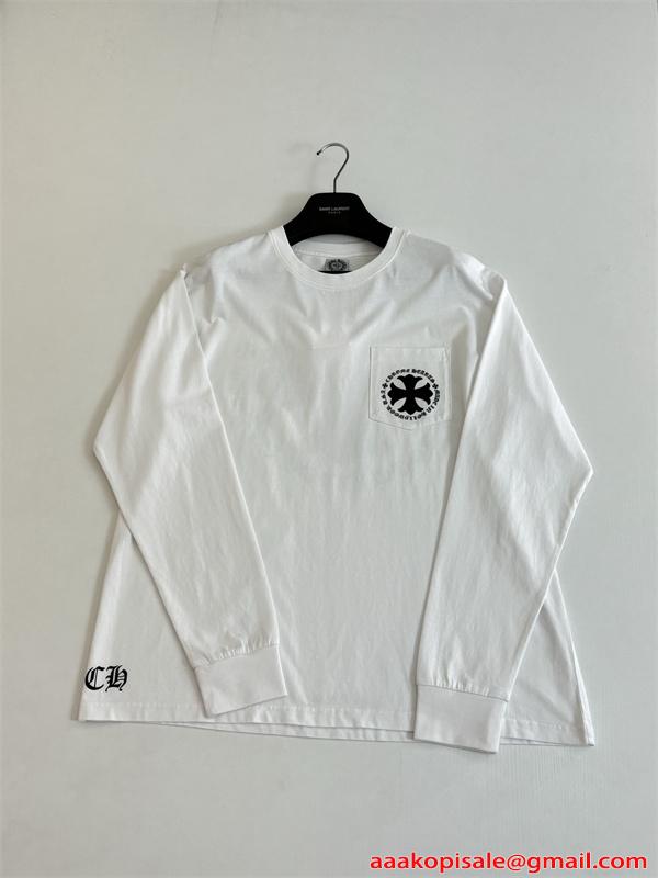 CHROME HEARTS クロムハーツ スーパーコピー 新作 ブラック ミニロゴ トレンドスタイル 半袖Tシャツ