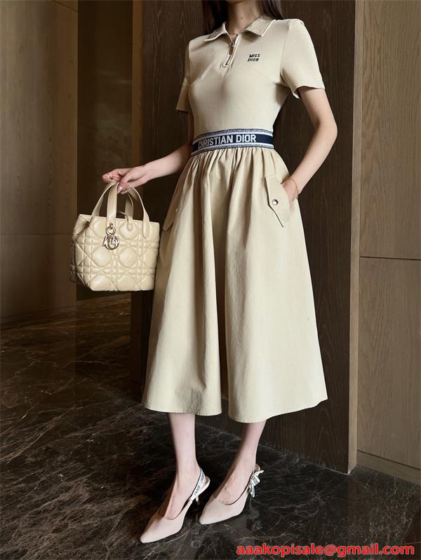 人気 ブラック エレガント 都会系 レディース ワンピース DIOR ディオール コピー  