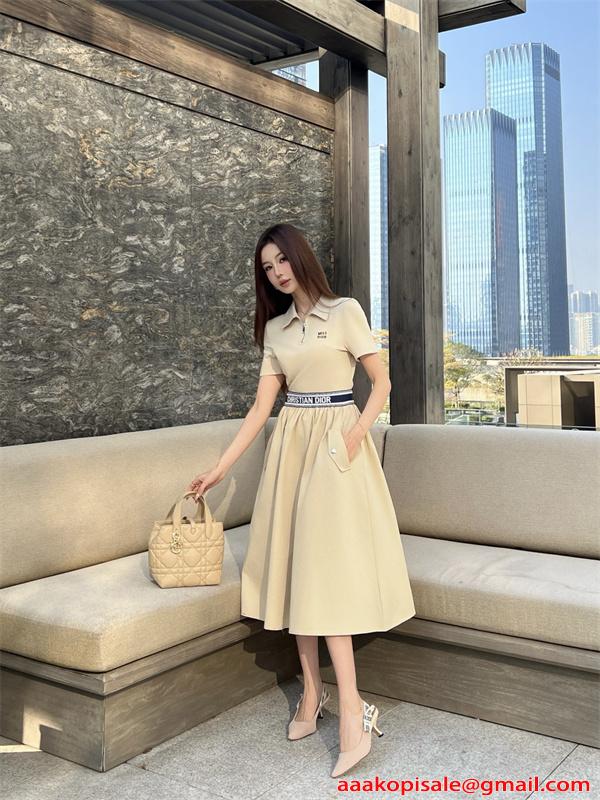 人気 ブラック エレガント 都会系 レディース ワンピース DIOR ディオール コピー  