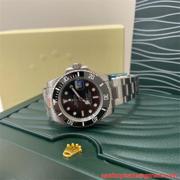 高評価継続 サブマリーナー ブラックダイアル ROLEX ロレックス スーパーコピー スサブマリーナー クラシック メンズ 自動巻き機械式 40mm  腕時計