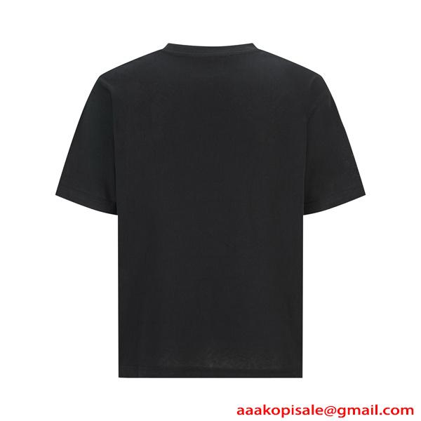 ポケット刺繍ロゴ Tシャツ 半袖 ブラック ベーシック ミニマル ACNE STUDIOS アクネ ストゥディオズ スーパーコピー