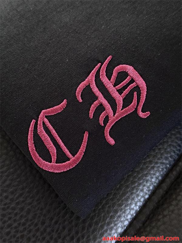 クロムハーツ スーパーコピー 高見え ホワイト 半袖 Tシャツ モード系 洗練 クール CHROME HEARTS ストリート映え