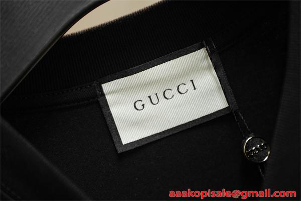 GUCCI 半袖Tシャツ 上品 グッチ スーパーコピー ミニマル 高級感 シンプル 通気性 大人カジュアル