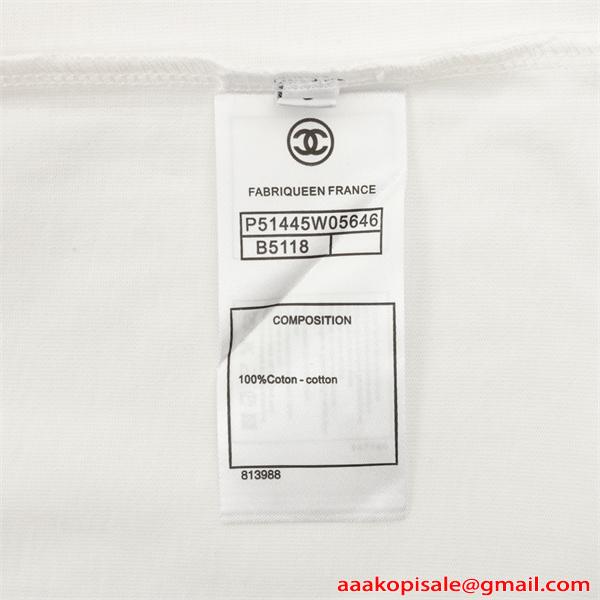 シャネル コピー 半袖Tシャツ CHANEL ミニマル シンプル ベーシック 高見え 快適 着回し力抜群