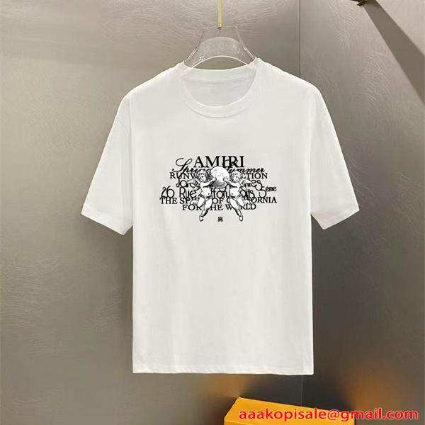 半袖Tシャツ アミリ スーパーコピー プリント モード感 高級感