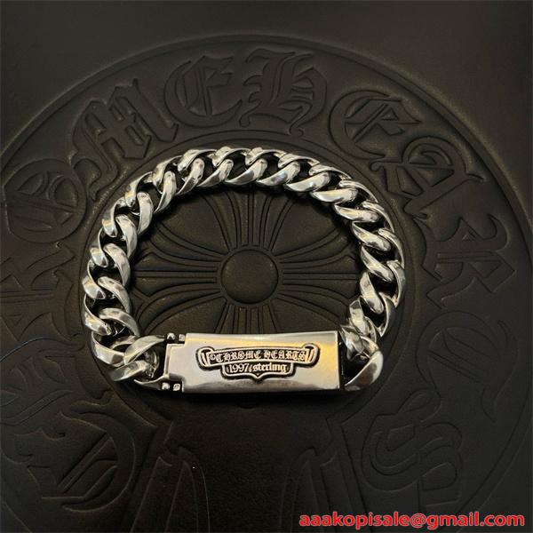 お洒落2色♥クロムハーツブレスレットコピーCHROME HEARTS アクセサリー人気ゴールド色☆シルバー