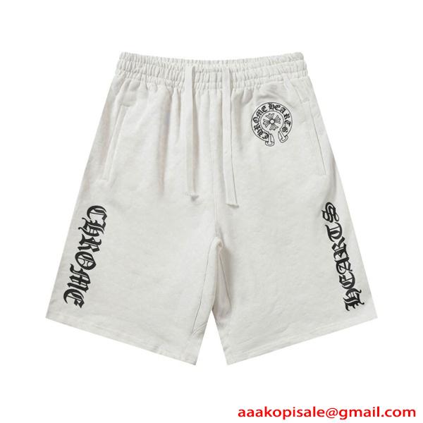 ショートパンツ CHROME HEARTS プリント ストリート カジュアル