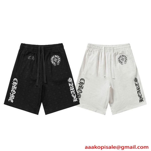 ショートパンツ CHROME HEARTS プリント ストリート カジュアル
