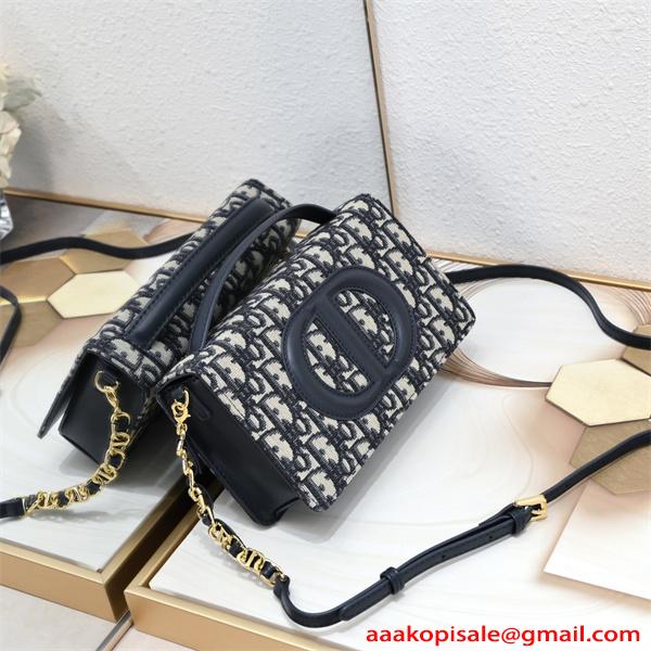 レディース ショルダーバッグ ジャガード織り DIOR ロゴパターン チェーン 高級感 ディオール コピー