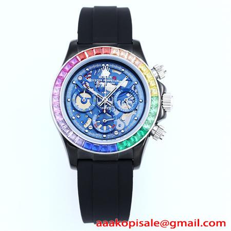 新品 ROLEX 腕時計 デイトナ スケルトン 43mm 316Lステンレス 日本製
