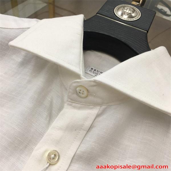 Berluti スリムシルエット ベルルッティ スーパーコピー シャツ ブラウン フロントボタン 上品 シンプル モード