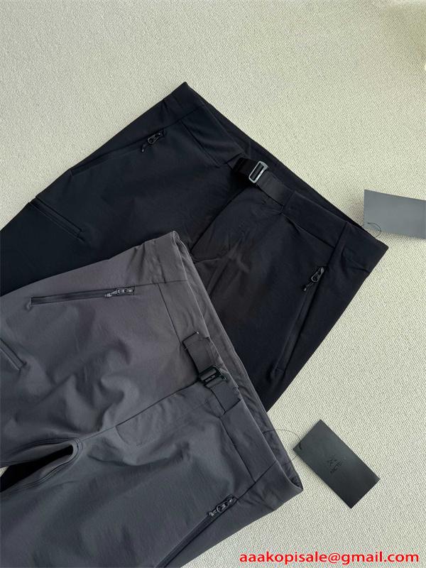 ブラック展開 アークテリクス 偽物 多機能ポケット パンツ ARC'TERYX 2026新作 登山対応 高機能