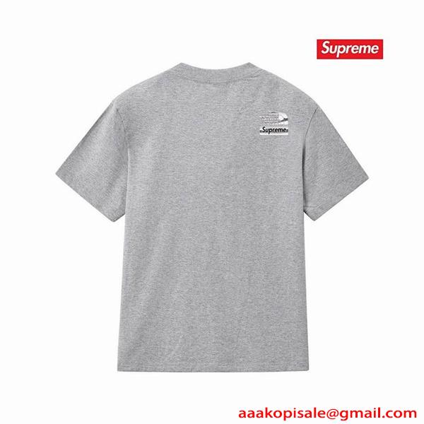 大好評★★シュプリームtシャツ人気コピーTHE NORTH FACE✖️SUPREME  通販ショッピング