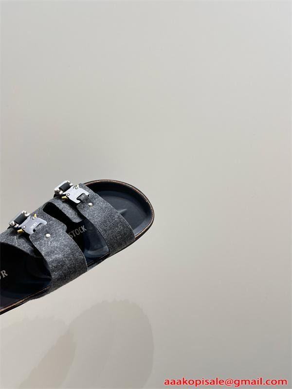Dior×BIRKENSTOCK Savoir-Faire.Tokioディオールサンダルコピー大人気 ブラック コーデ 激安