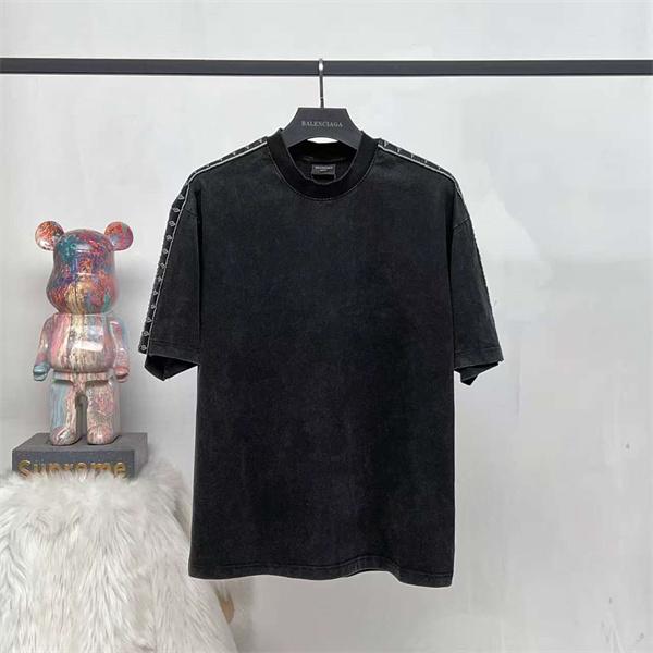 BALENCIAGA バレンシアガ コピー 半袖Tシャツ ヴィンテージ加工 オーバーサイズ トレンド仕様