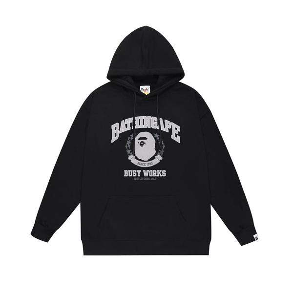 BAPE ア・ベイシング・エイプ コピー プルオーバーパーカー プリント ゆったりシルエット 人気新作
