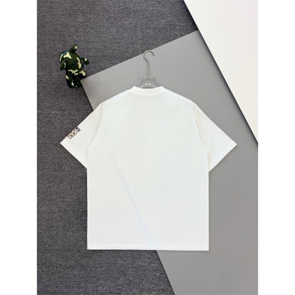 LOEWE ロエベ コピー 半袖Tシャツ 刺繍 クルーネック ミニマル 2026新作