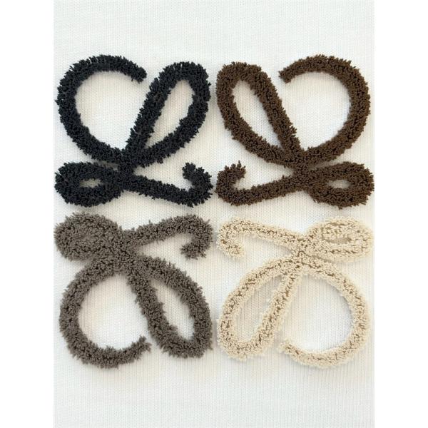 LOEWE ロエベ コピー 半袖Tシャツ 刺繍 クルーネック ミニマル 2026新作