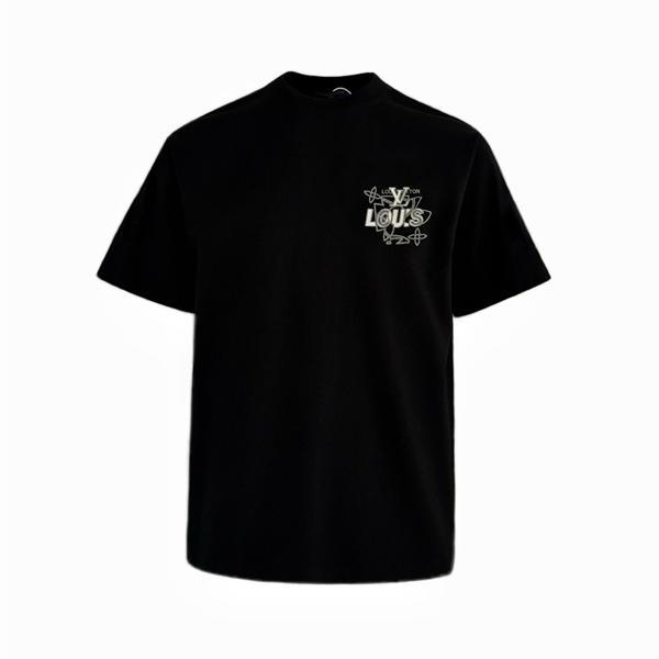 LOUIS VUITTON ルイヴィトン コピー 半袖Tシャツ プリント モダンデザイン 2026春夏新作