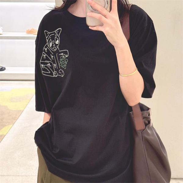 売れ筋 2026新作 半袖Tシャツ オーバーサイズ 着心地抜群 LOEWE ロエベ スーパーコピー