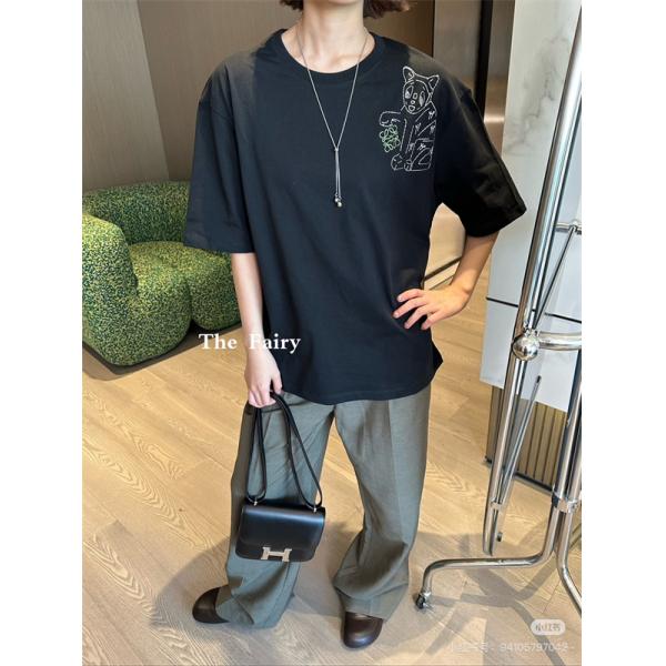 売れ筋 2026新作 半袖Tシャツ オーバーサイズ 着心地抜群 LOEWE ロエベ スーパーコピー