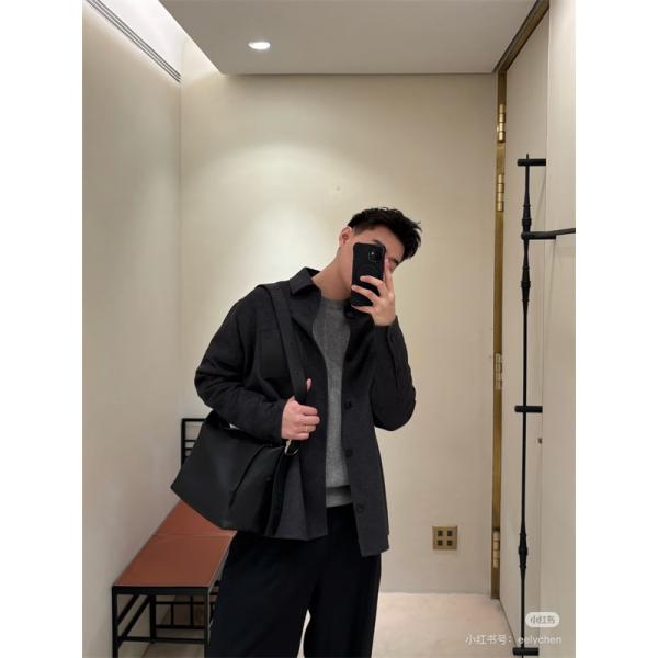 LOEWE ロエベ コピー 2026新作 高級感溢れる メンズジャケット 長袖 カジュアルシャツ
