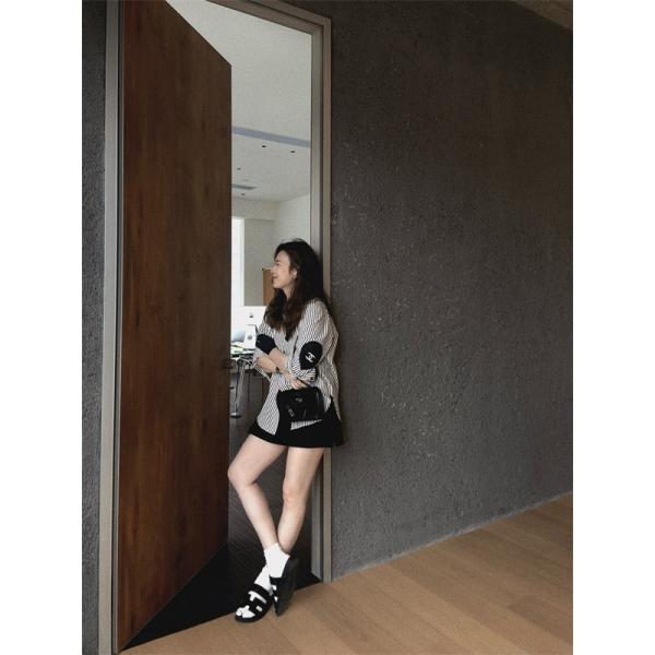 CHANEL新作❤シャネルシャツコピーストライプエレガントレディースファッション逸品