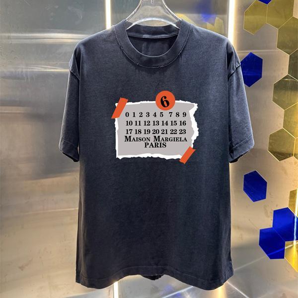 Maison Margiela メゾン マルジェラ コピー 半袖Tシャツ ストリート人気 プリント ゆったり