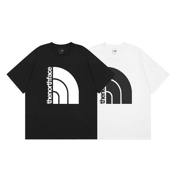 半袖Tシャツ THE NORTH FACE ノースフェイス コピー ストリート風 ビッグロゴデザイン 快適コットン 夏服