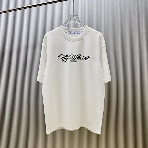 半袖Tシャツ Off-White オフホワイト コピー ストリート プリント 柔らか素材 カジュアル 夏服