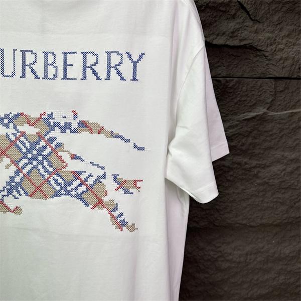 話題商品 半袖Tシャツ BURBERRY バーバリー コピー プリント 滑らか生地 ストリートトップス